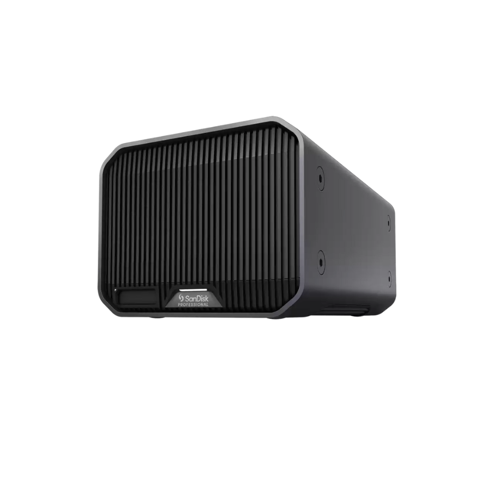 SanDisk Professional G-RAID MIRROR 24TB Enterprise-Class Desktop RAID Array (Space Gray) with Dual Thunderbolt 3 Ports — USB 3.2 Gen 2, RAID 1 Mirroring or RAID 0 Support, PRO-BLADE SSD Mag Slot, 250MB/s Read, 240MB/s Write, macOS and Windows Compatible SanDisk Professional G-RAID MIRROR 24TB Enterprise-Class Desktop RAID Array (Space Gray) with Dual Thunderbolt 3 Ports — USB 3.2 Gen 2, RAID 1 Mirroring or RAID 0 Support, PRO-BLADE SSD Mag Slot, 250MB/s Read, 240MB/s Write, macOS and Windows Compatible