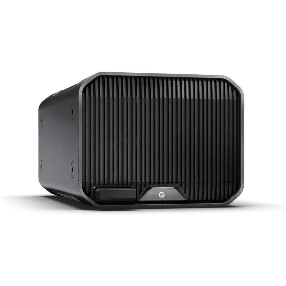 SanDisk Professional G-RAID PROJECT 2 24TB Desktop RAID Storage (Space Gray) with Dual 12TB 7200RPM Ultrastar Enterprise-Class Hard Drives — Thunderbolt 3 and USB 3.2 Gen 2 Interfaces, Hardware RAID 0/1/JBOD Support, PRO-BLADE SSD Mag Slot SanDisk Professional G-RAID PROJECT 2 24TB Desktop RAID Storage (Space Gray) with Dual 12TB 7200RPM Ultrastar Enterprise-Class Hard Drives — Thunderbolt 3 and USB 3.2 Gen 2 Interfaces, Hardware RAID 0/1/JBOD Support, PRO-BLADE SSD Mag Slot