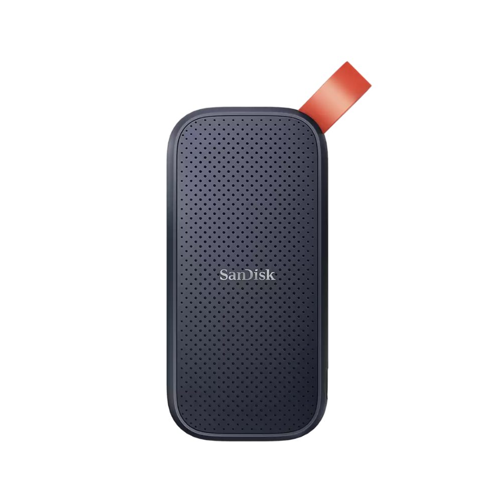 SanDisk Portable SSD 1TB External Solid State Drive (Black) with USB 3.2 Gen 2 USB-C Interface —  Up to 800MB/s Sequential Read Speed, Shock and Drop Resistant up to 2 Meters, Bus-Powered, Includes USB-C to USB-A Cable, Compatible with Windows and macOS