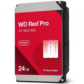 Western Digital 24TB WD Red Pro NAS Internal Hard Drive HDD - 7200 RPM, SATA 6 Gb/s, CMR, 512 MB Cache, 3.5" - WD240KFGX