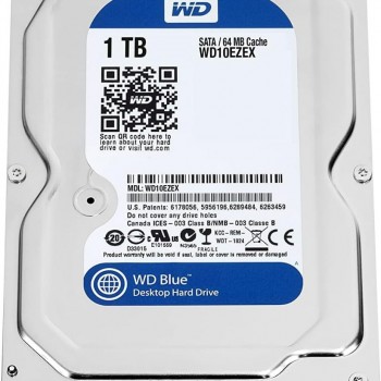Western Digital WD Blue WD10EZEX-00BBHA0 1TB 3.5 SATA III HDD — 7200 RPM, 64MB Cache, Up to 600 MB/s Transfer Rate, 8-12 ms Seek Time, 26.1mm Height, Reliable Desktop Storage for Gaming, Data Archiving, DVR, Windows Compatible Western Digital WD Blue WD10EZEX-00BBHA0 1TB 3.5 SATA III HDD — 7200 RPM, 64MB Cache, Up to 600 MB/s Transfer Rate, 8-12 ms Seek Time, 26.1mm Height, Reliable Desktop Storage for Gaming, Data Archiving, DVR, Windows Compatible