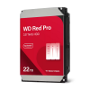 Western Digital WD Red Pro 22TB 3.5 SATA 6Gb/s NAS Hard Drive, 7200 RPM, 512MB Cache, Conventional Magnetic Recording (CMR), Helium-Sealed, RAID-Optimized for Unlimited-Bay NAS, Rated for 550TB/Year Workload, 2.5M Hours MTBF
