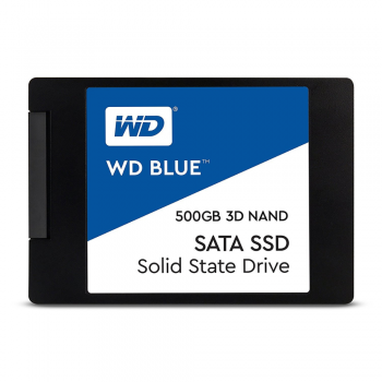 Western Digital WD Blue 500GB 2.5 SATA III 6Gb/s 3D NAND TLC Internal Solid State Drive, 560 MB/s Sequential Read, 530 MB/s Sequential Write, 95K IOPS Random Read, 84K IOPS Random Write, 200 TBW Endurance, 1.75M Hours MTBF Western Digital WD Blue 500GB 2.5 SATA III 6Gb/s 3D NAND TLC Internal Solid State Drive, 560 MB/s Sequential Read, 530 MB/s Sequential Write, 95K IOPS Random Read, 84K IOPS Random Write, 200 TBW Endurance, 1.75M Hours MTBF