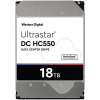 Western Digital Ultrastar DC HC550 18TB 3.5 SATA 6Gb/s Enterprise HDD, 7200 RPM, 512MB Cache, CMR, Energy-Assisted Magnetic Recording, Triple-Stage Actuator, HelioSeal Helium-Sealed, 269 MB/s Transfer, 2.5M Hours MTBF, 550TB/Year Workload