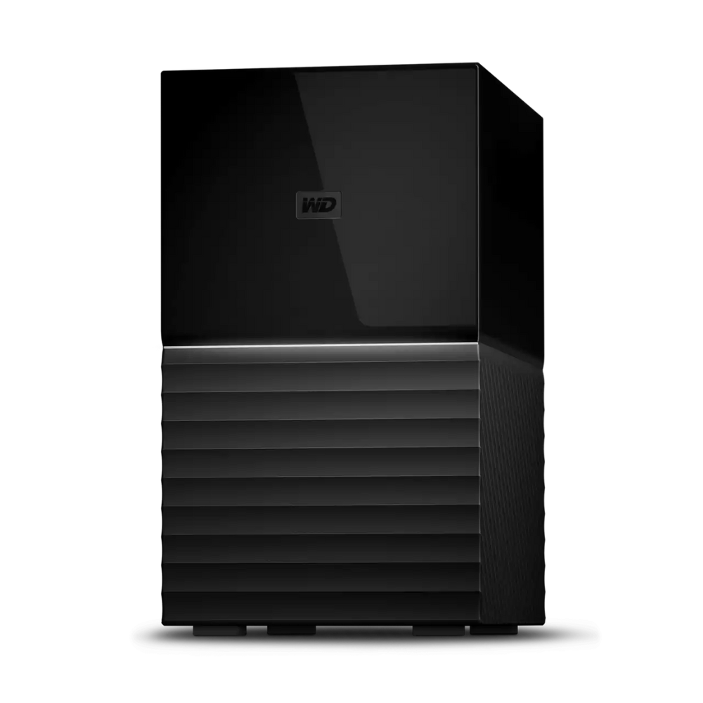 WD My Book Duo 36TB Desktop RAID External Hard Drive (Black) with USB-C 3.2 Gen 1 — Dual 18TB WD Red Drives, RAID 0/1/JBOD Support, 256-bit AES Hardware Encryption, Password Protection, 2-Port USB 3.2 Hub, Acronis Backup Software, NTFS Pre-formatted WD My Book Duo 36TB Desktop RAID External Hard Drive (Black) with USB-C 3.2 Gen 1 — Dual 18TB WD Red Drives, RAID 0/1/JBOD Support, 256-bit AES Hardware Encryption, Password Protection, 2-Port USB 3.2 Hub, Acronis Backup Software, NTFS Pre-formatted
