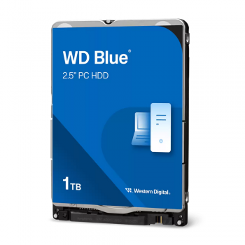 Western Digital WD Blue 1TB 2.5 SATA 6Gb/s Mobile Hard Drive, 5400 RPM, 128MB Cache, Advanced Format, Low Power Consumption, Quiet Operation, RoHS Compliant