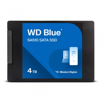 Western Digital WD Blue SA510 4TB 2.5 SATA III 6Gb/s Internal Solid State Drive, 7mm Slim Form Factor, 560 MB/s Read, 520 MB/s Write, 600 TBW Endurance, Shock Resistant, Acronis True Image Software Western Digital WD Blue SA510 4TB 2.5 SATA III 6Gb/s Internal Solid State Drive, 7mm Slim Form Factor, 560 MB/s Read, 520 MB/s Write, 600 TBW Endurance, Shock Resistant, Acronis True Image Software