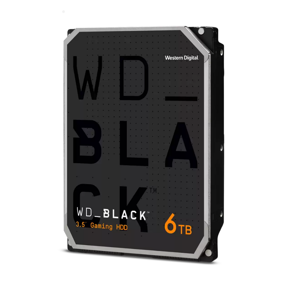 Western Digital WD_BLACK 6TB 3.5 SATA 6Gb/s Gaming Internal Hard Drive, 7200 RPM, 128MB Cache, StableTrac and Dynamic Cache Technology, Advanced Format, CMR, Acronis True Image Software