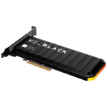 Western Digital WD_BLACK AN1500 1TB PCIe Gen3 x8 NVMe 1.3 Add-in Card Internal Solid State Drive, RAID 0 with Dual WD SN730 SSDs, Up to 6,500 MB/s Sequential Read, 4,100 MB/s Sequential Write, Integrated Heatsink, Customizable RGB Lighting